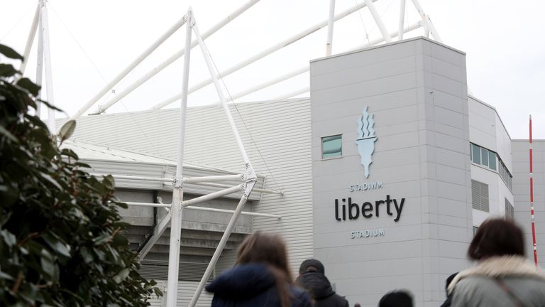 The Liberty Stadium is home to both Swansea City and the Ospreys