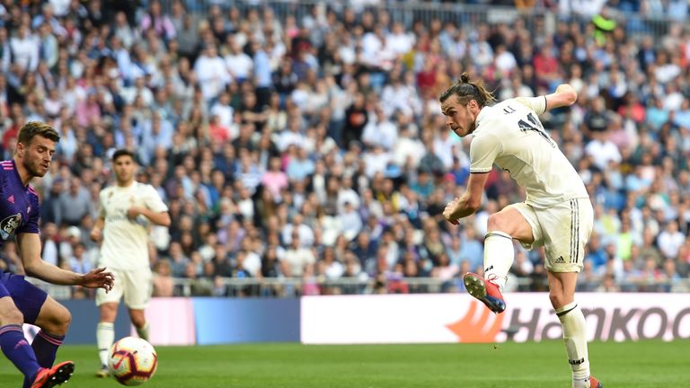 Gareth Bale scored Real Madrid's second at the Bernabeu