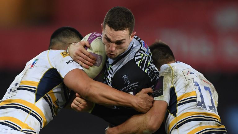 SWANSEA, WALES - JANUARY 12: during the Challenge Cup match between Ospreys and Worcester Warriors at Liberty Stadium on January 12, 2019 in Swansea, United Kingdom. (Photo by Harry Trump/Getty Images)