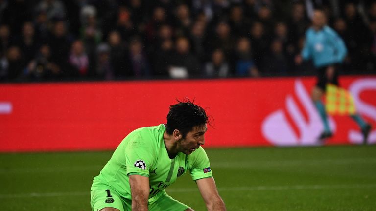 Gianluigi Buffon's error gifted Manchester United a 2-1 lead on the night against PSG