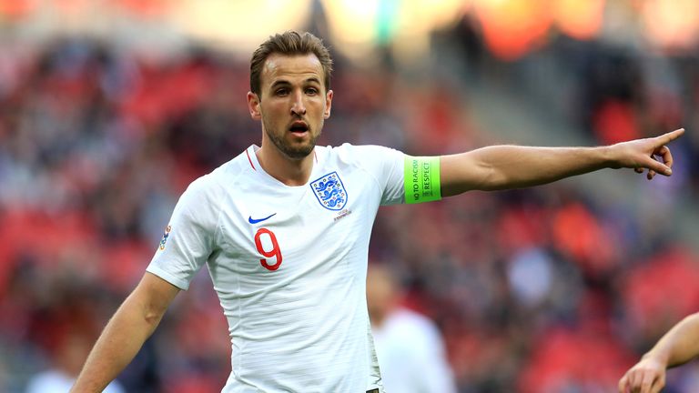 England&#39;s Harry Kane in action during the UEFA Nations League Group A4 win over Croatia at Wembley, November 18 2018
