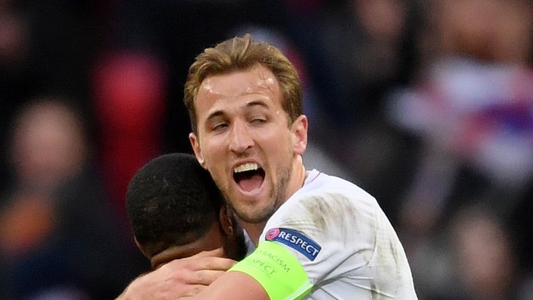 Harry Kane has described Raheem Sterling as incredible after his hat-trick against the Czech Republic