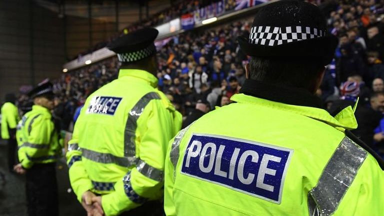 Police made several arrests at Easter Road on Friday night