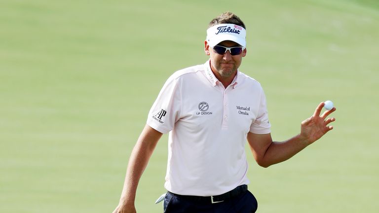 during the final round of THE PLAYERS Championship at the Stadium course at TPC Sawgrass on May 14, 2017 in Ponte Vedra Beach, Florida.