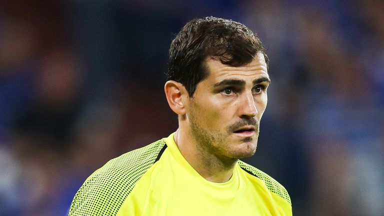 Porto goalkeeper Iker Casillas
