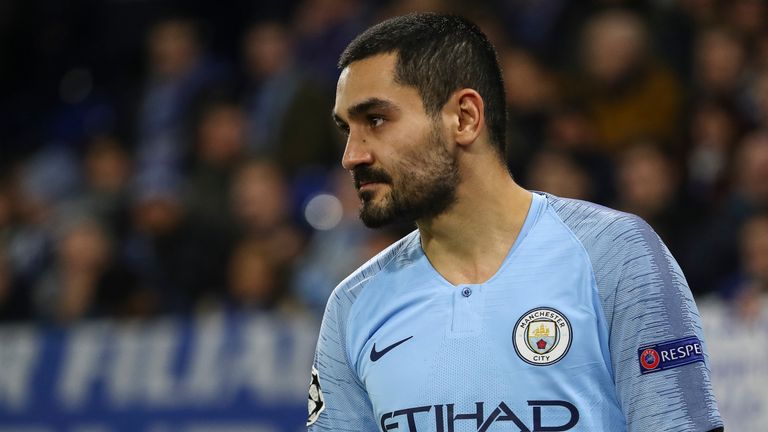 Ilkay Gundogan is out of contract in the summer of 2020