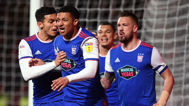 BRISTOL, ENGLAND - MARCH 12: during the Sky Bet Championship match between Bristol City and Ipswich Town at Ashton Gate on March 12, 2019 in Bristol, England. (Photo by Harry Trump/Getty Images)