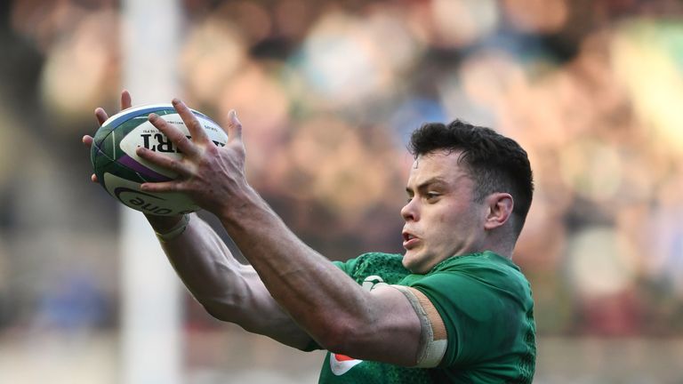 James Ryan will call Ireland's lineout against Wales