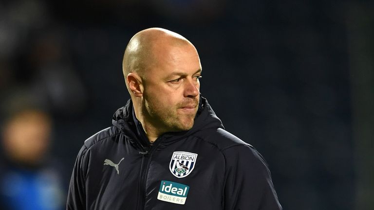 WBA First Team coach James Shan looks on before the Sky Bet Championship match between West Bromwich Albion and Swansea City at The Hawthorns on March 13, 2019 in West Bromwich, England