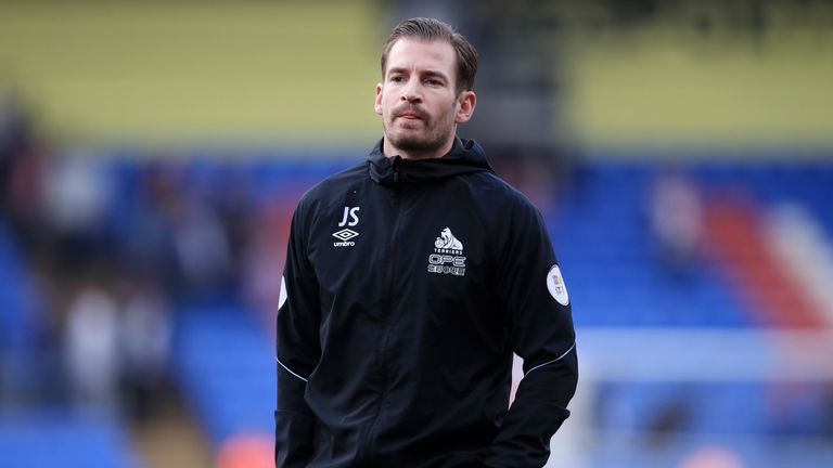 Jan Siewert after the 2-0 defeat to Crystal Palace. The result along with wins for Southampton and Burnley relegated Huddersfield Town from the Premier League