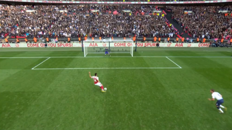 Jan Vertonghen had significantly encroached inside the penalty box