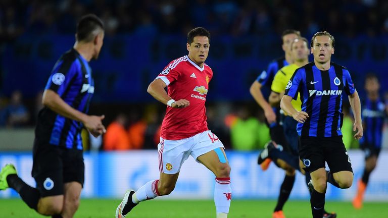 Javier Hernandez scored 59 goals in 157 appearances for United