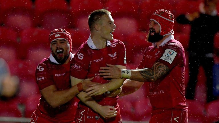 Johnny McNicholl has scored 27 tries for Scarlets