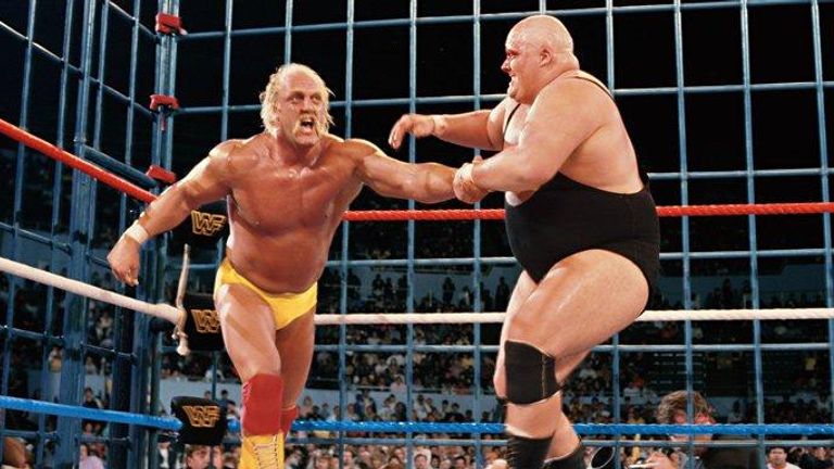 King Kong Bundy faced Hulk Hogan in a cage match at WrestleMania II