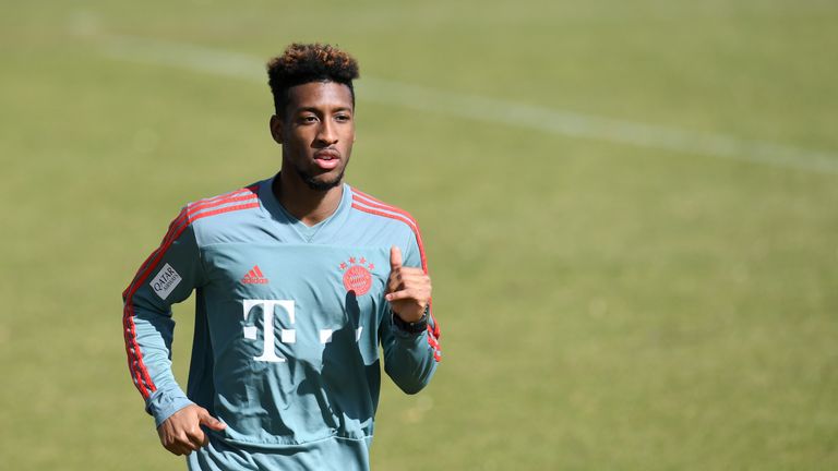 Kingsley Coman has recovered from a hamstring injury
