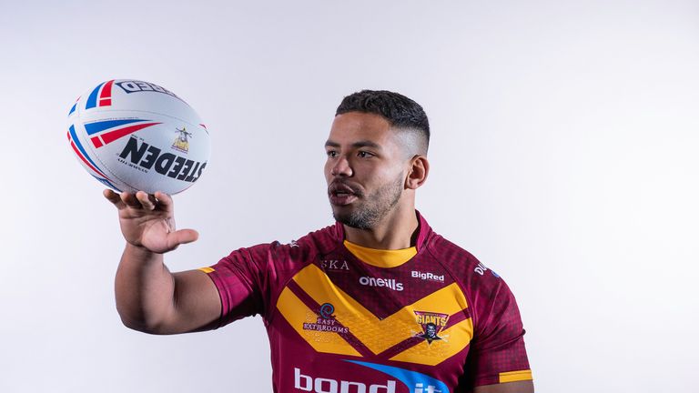 Picture by Allan McKenzie/SWpix.com - 21/01/2019 - Rugby League - Super League - Huddersfield Media Day Headshots - The John Smiths Stadium, Huddersfield, England - Kruise Leeming.