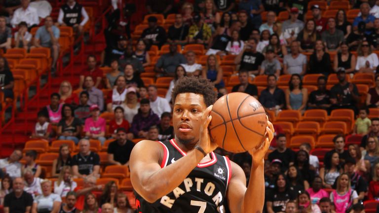 Eric Gordon #10 of the Houston Rockets handles the ball against the Toronto Raptors on March 5, 2019 at Scotiabank Arena in Toronto, Ontario, Canada