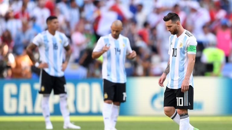 Lionel Messi has not played for Argentina since their last-16 defeat to France