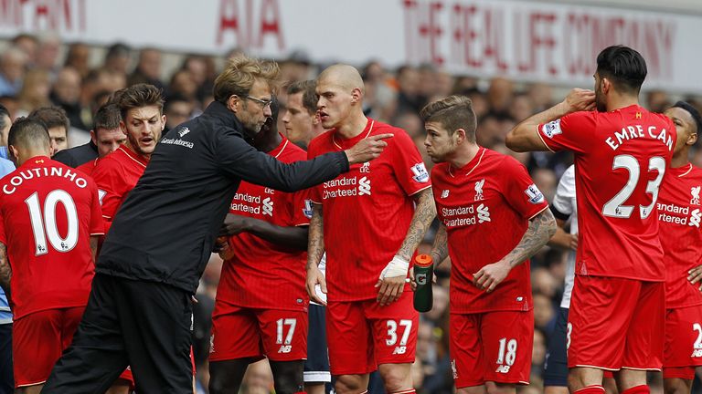 Martin Skrtel was part of the Liverpool defence during Klopp's first game