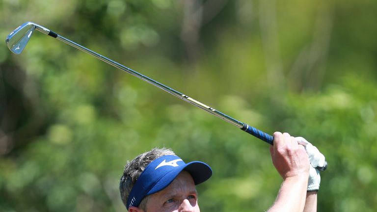 Luke Donald during the final round of the Valspar Championship