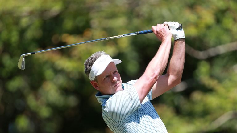 Luke Donald during the third round of the Valspar Championship