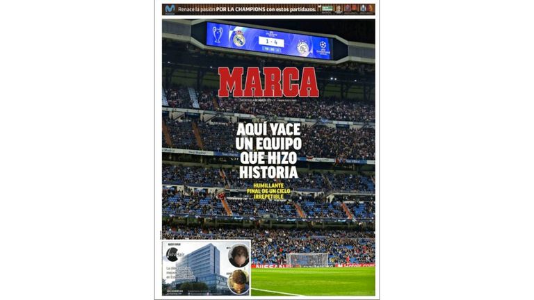 Front page of Marca