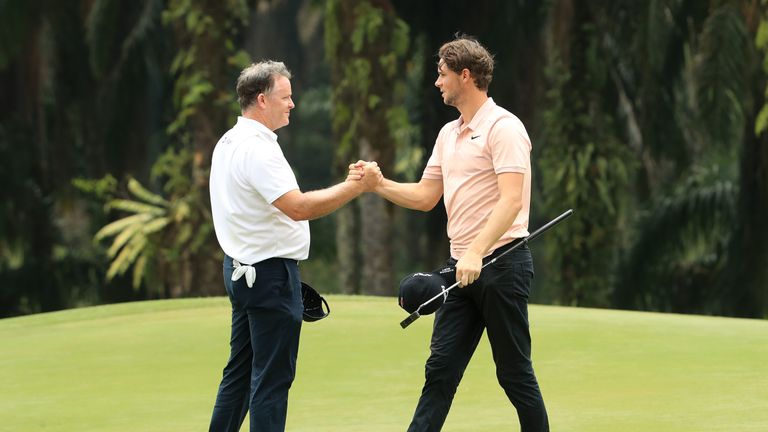 Fraser played alongside Thomas Pieters on the opening day