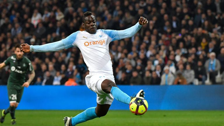 Mario Balotelli scored the winner for Marseille on Sunday