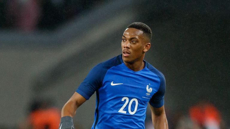 Martial looks set to receive his first cap for France since March 2018