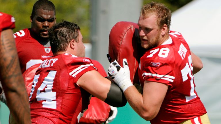 Right guard Mike Person is under contract through the 2021 season