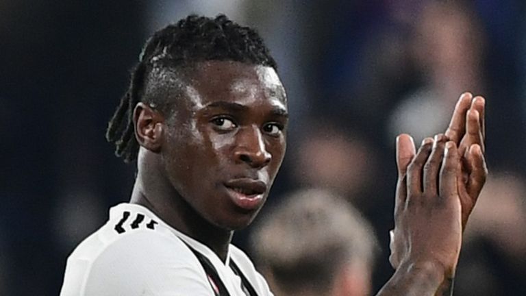 Moise Kean Juventus v Udinese