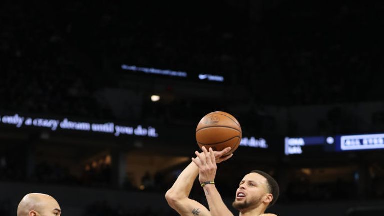 Steph Curry of Golden State Warriors