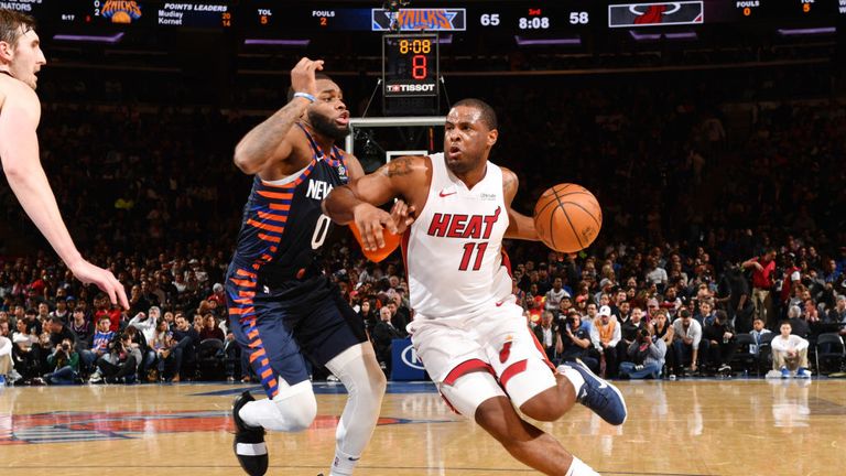 NBA Miami Heat against New York Knicks