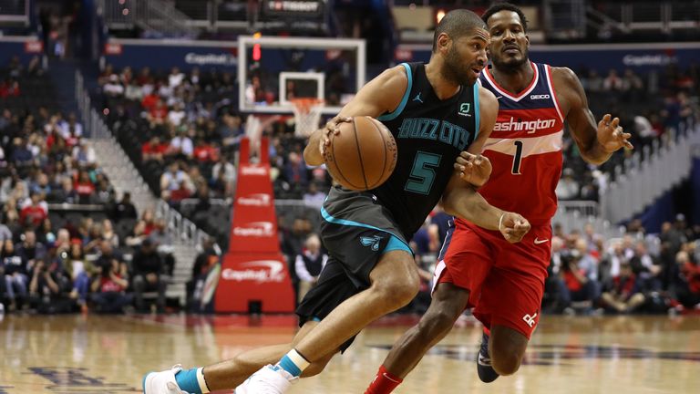 nba charlotte hornets v washington wizards