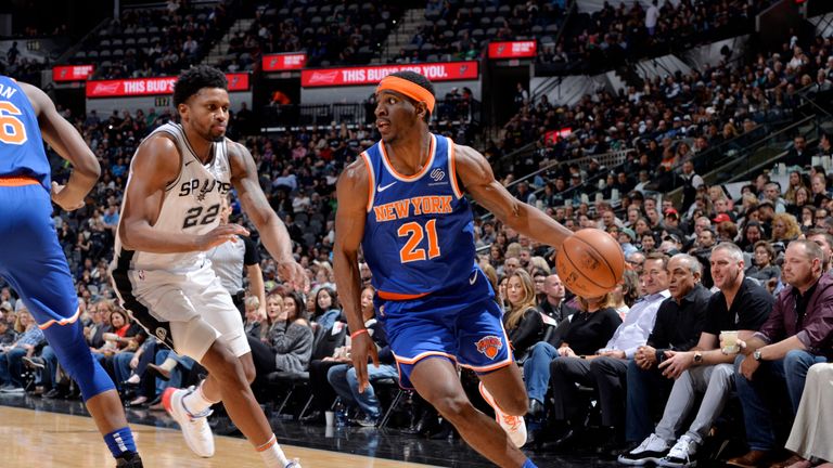 nba san antonio spurs v new york knicks