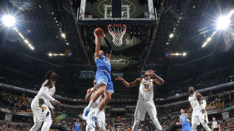 NBA Orlando Magic against Indiana Pacers