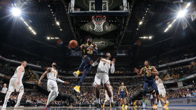 Indiana Pacers v Denver Nuggets from the NBA