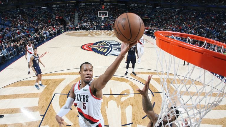 nba portland trail blazers v new orleans pelicans