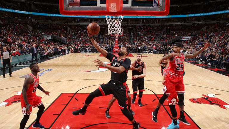 NBA Toronto Raptors against Chicago Bulls