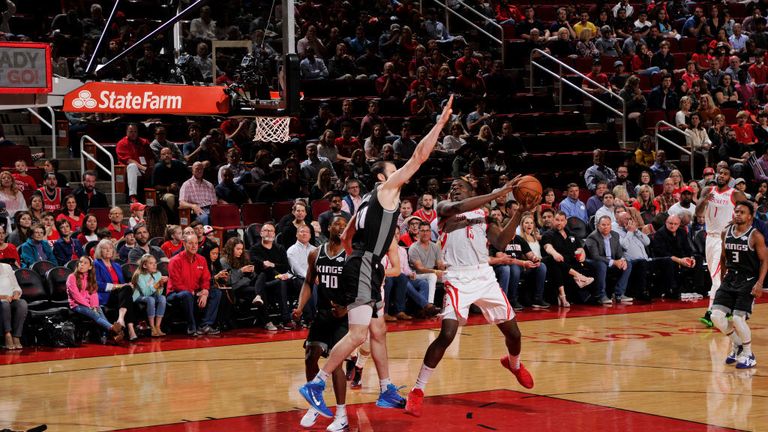 NBA Houston Rockets against Sacramento Kings