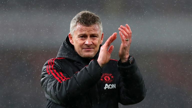 Ole Gunnar Solskjaer during Manchester United&#39;s defeat to Arsenal