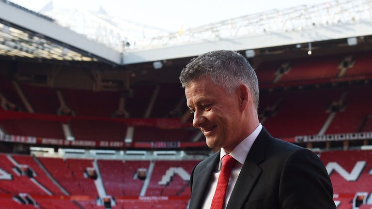 Ole Gunnar Solskjaer at Old Trafford