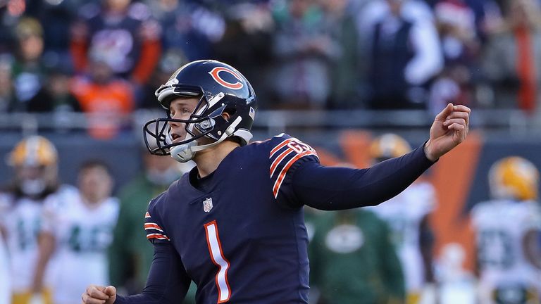 CHICAGO, IL - DECEMBER 16:    at Soldier Field on December 16, 2018 in Chicago, Illinois.The Bears defeated the Packers 24-17. (Photo by Jonathan Daniel/Getty Images)