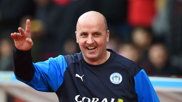 Wigan boss Paul Cook