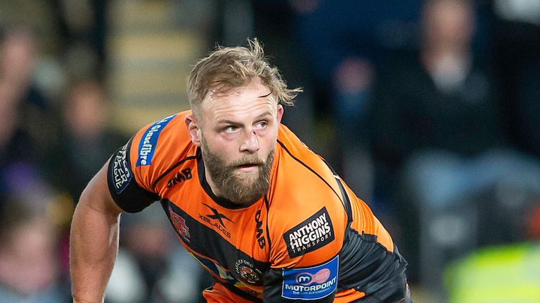 Picture by Allan McKenzie/SWpix.com - 07/02/2019 - Rugby League - Betfred Super League - Hull FC v Castleford Tigers - KC Stadium, Kingston upon Hull, England - Paul McShane.