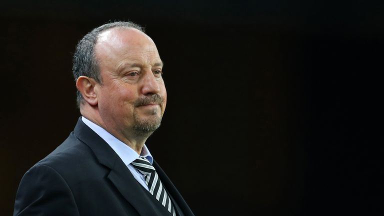 WOLVERHAMPTON, ENGLAND - FEBRUARY 11: Rafa Benitez during the Premier League match between Wolverhampton Wanderers and Newcastle United at Molineux on February 11, 2019 in Wolverhampton, United Kingdom. (Photo by Catherine Ivill/Getty Images)