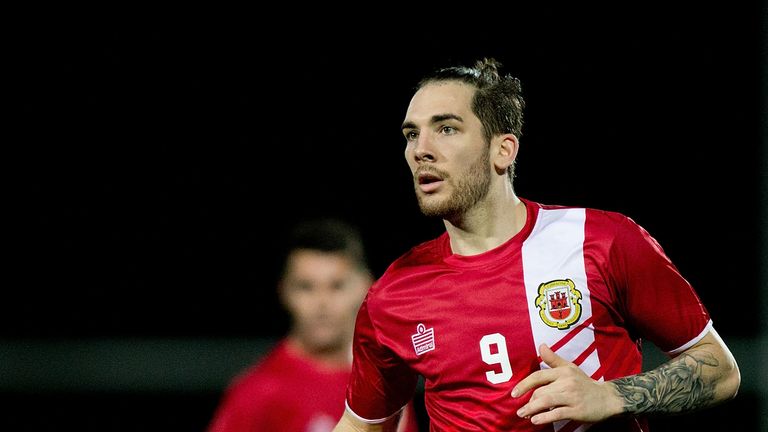 Alfreton Town's Reece Styche is expected to start up front for Gibraltar
