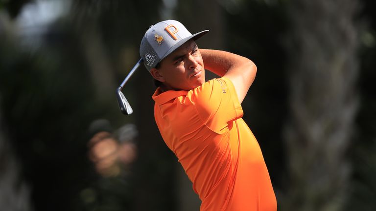 Rickie Fowler during the final round of the Honda Classic