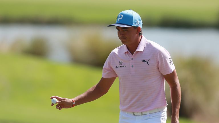 Rickie Fowler during the third round of the Honda Classic