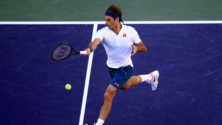 Federer lost in the final at Indian Wells for the second successive year